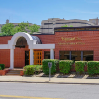 Outside of Wyandot Inc building.