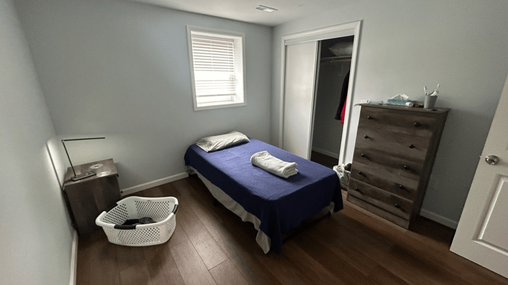 Interior photo showing a bedroom at Lester Paul's Place